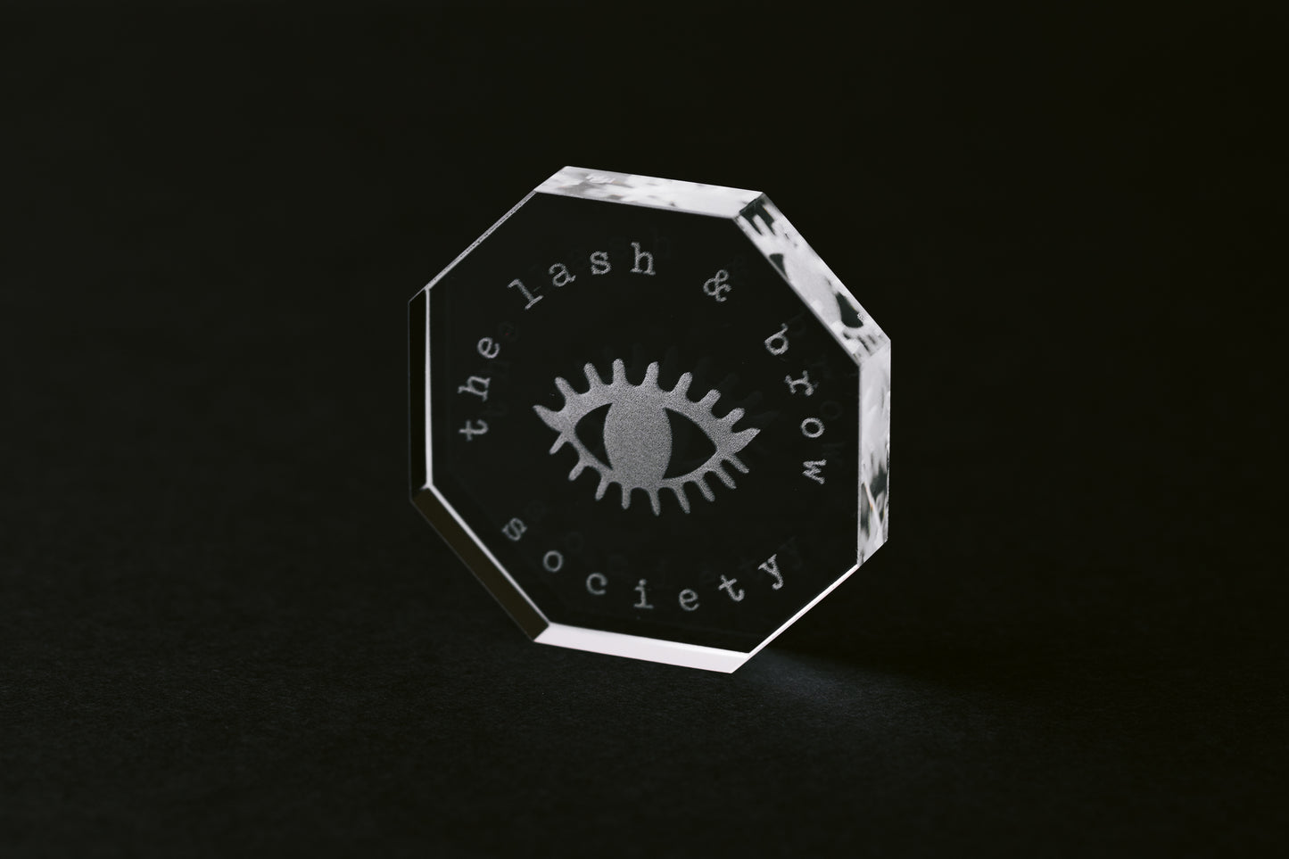 Crystal Octagon Adhesive Stone