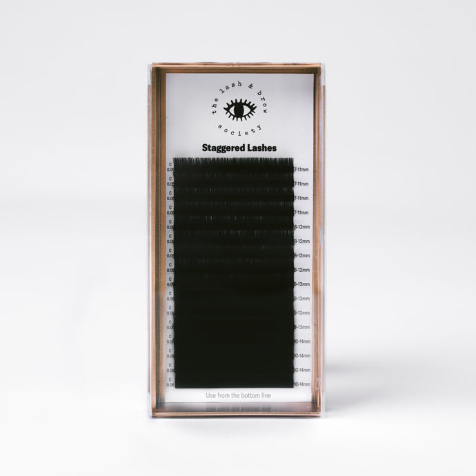 Staggered Eyelashes