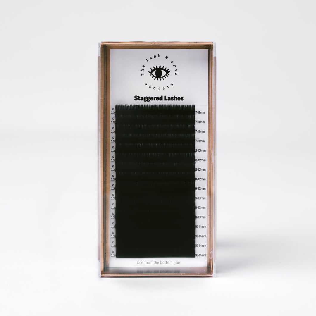 Staggered Eyelashes